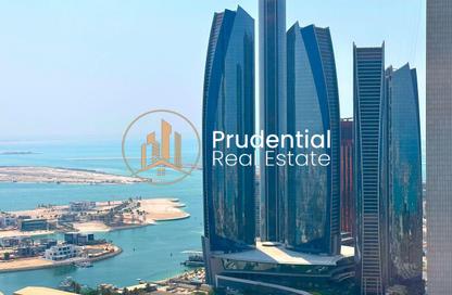 Apartment - 2 - 2 for rent in Etihad Tower 4 - Etihad Towers - Corniche Road - Abu Dhabi