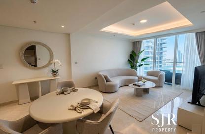 Apartment - 1 Bedroom - 2 Bathrooms for rent in Palace Beach Residence Tower 2 - Palace Beach Residence - EMAAR Beachfront - Dubai Harbour - Dubai