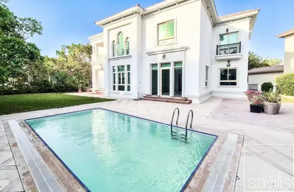 Villa - 4 Bedrooms - 5 Bathrooms for rent in Entertainment Foyer - Mediterranean Clusters - Jumeirah Islands - Dubai