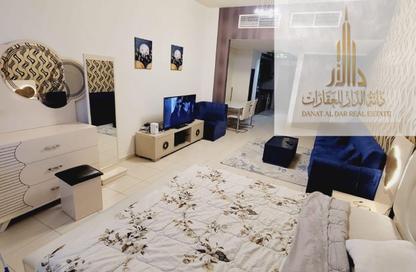 Apartment - Studio - 1 for rent in Ajman One Tower 1 - Ajman One - Ajman Downtown - Ajman