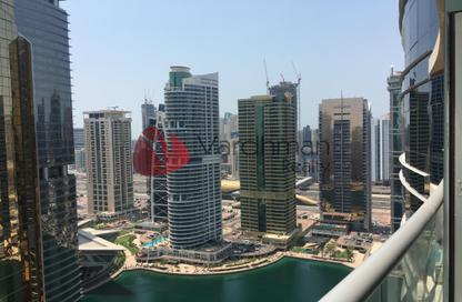 شقة - غرفة نوم - 1 حمام للايجار في برج كونكورد - (JLT) مجمع H - أبراج بحيرات الجميرا - دبي