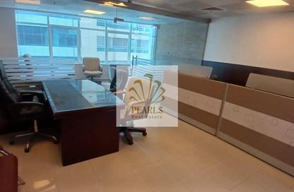 Office Space - Studio - 1 Bathroom for rent in Horizon Towers - Ajman Downtown - Ajman