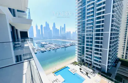 Apartment - 2 Bedrooms - 2 Bathrooms for rent in Beach Mansion Tower 2 - EMAAR Beachfront - Dubai Harbour - Dubai