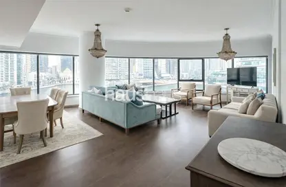 Apartment - 3 Bedrooms - 4 Bathrooms for sale in Time Place Tower - Dubai Marina - Dubai