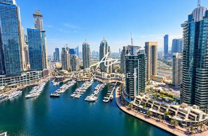 Apartment - 3 - 4 for rent in No.9 - Dubai Marina - Dubai