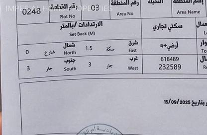 أرض - استوديو للبيع في مشروع النخيل - عجمان وسط المدينة - عجمان