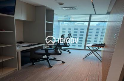 Office Space - Studio - 1 for rent in The Binary Tower - Business Bay - Dubai