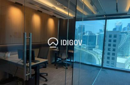 Office Space - Studio - 1 for rent in The Binary Tower - Business Bay - Dubai