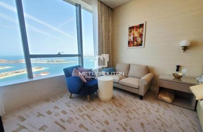 Apartment - Studio - 1 for rent in The Palm Tower - Palm Jumeirah - Dubai