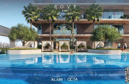 Apartment - 1 Bedroom - 2 Bathrooms for sale in Rove Home Meydan Horizon - Bukadra - Dubai
