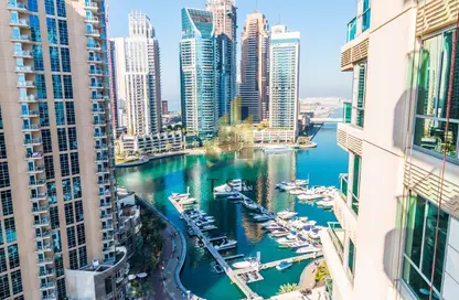 Apartment - 2 Bedrooms - 2 Bathrooms for rent in Al Yass Tower - Emaar 6 Towers - Dubai Marina - Dubai