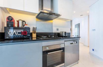 Apartment - Studio - 1 Bathroom for rent in Damac Maison Prive B - Damac Maison Prive - Business Bay - Dubai