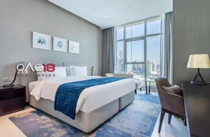 Apartment - Studio - 1 Bathroom for rent in Damac Maison Prive B - Damac Maison Prive - Business Bay - Dubai