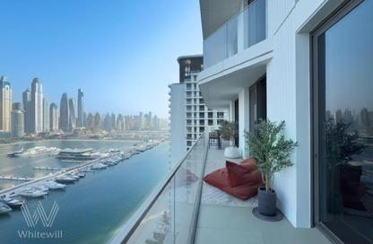 Apartment - 3 Bedrooms - 4 Bathrooms for rent in Palace Beach Residence Tower 2 - Palace Beach Residence - Emaar Beachfront - Dubai Harbour - Dubai