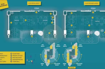 Office Space - Studio for sale in HQ by Rove - Business Bay - Dubai