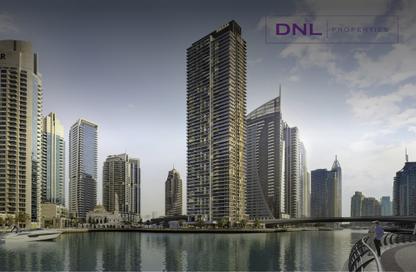 Apartment - 1 - 1 for sale in Marina Shores - Dubai Marina - Dubai