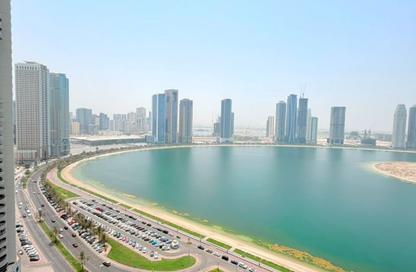 Apartment - 2 Bedrooms - 2 Bathrooms for rent in Beach Tower 2 - Al Khan Lagoon - Al Khan - Sharjah