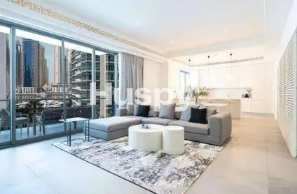 Apartment - 3 Bedrooms - 5 Bathrooms for rent in Azure - Dubai Marina - Dubai