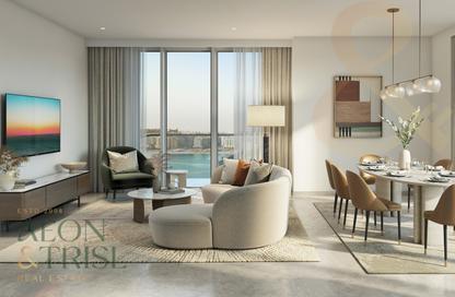 Apartment - 2 - 2 for sale in Beachgate by Address - Emaar Beachfront - Dubai Harbour - Dubai