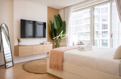 Apartment - Studio - 1 Bathroom for rent in Golf Vista - Golf Town - Damac Hills - Dubai