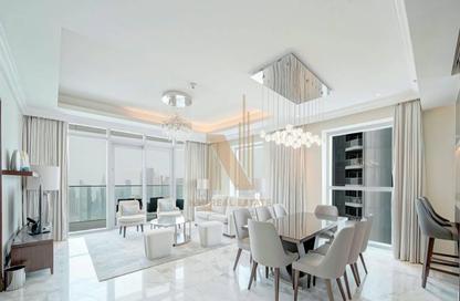 Apartment - 3 - 4 for rent in The Address Residence Fountain Views 2 - The Address Residence Fountain Views - Downtown Dubai - Dubai