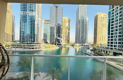 Apartment - 1 Bedroom - 2 Bathrooms for rent in Lake View Tower - JLT Cluster B - Jumeirah Lake Towers - Dubai