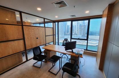 Office Space - Studio - 1 Bathroom for rent in Churchill Executive Tower - Churchill Towers - Business Bay - Dubai