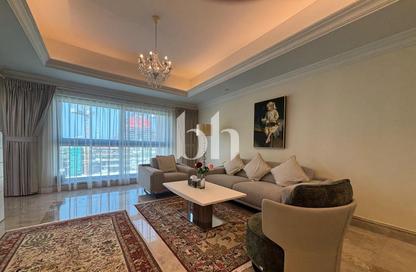 Apartment - 1 - 2 for rent in The Fairmont Palm Residence South - The Fairmont Palm Residences - Palm Jumeirah - Dubai