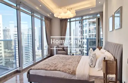 شقة - 4 غرف نوم - 4 حمامات للايجار في شقق أورا هاربور السكنية والفندقية - دبي مارينا - دبي