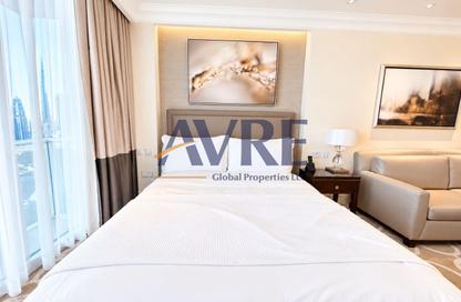 Apartment - Studio - 1 for rent in Kempinski Blvd (The address Blvd) - Downtown Dubai - Dubai Apartment - Studio - 1 for rent in Kempinski Blvd (The address Blvd) - Downtown Dubai - Dubai
