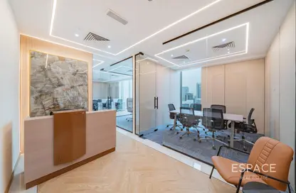 Office Space - Studio - 1 Bathroom for rent in The Prism - Business Bay - Dubai