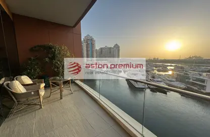 Apartment - 3 Bedrooms - 4 Bathrooms for rent in Diamond - Tiara Residences - Palm Jumeirah - Dubai