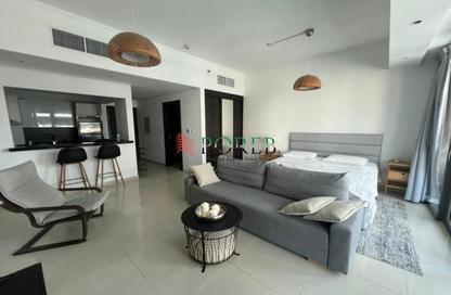 Apartment - Studio - 1 Bathroom for rent in Silverene Tower B - Silverene - Dubai Marina - Dubai