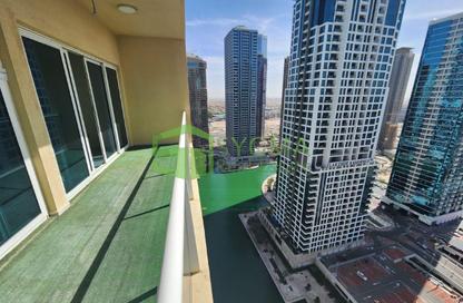 Apartment - 1 - 2 for rent in Lake View Tower - JLT Cluster B - Jumeirah Lake Towers - Dubai