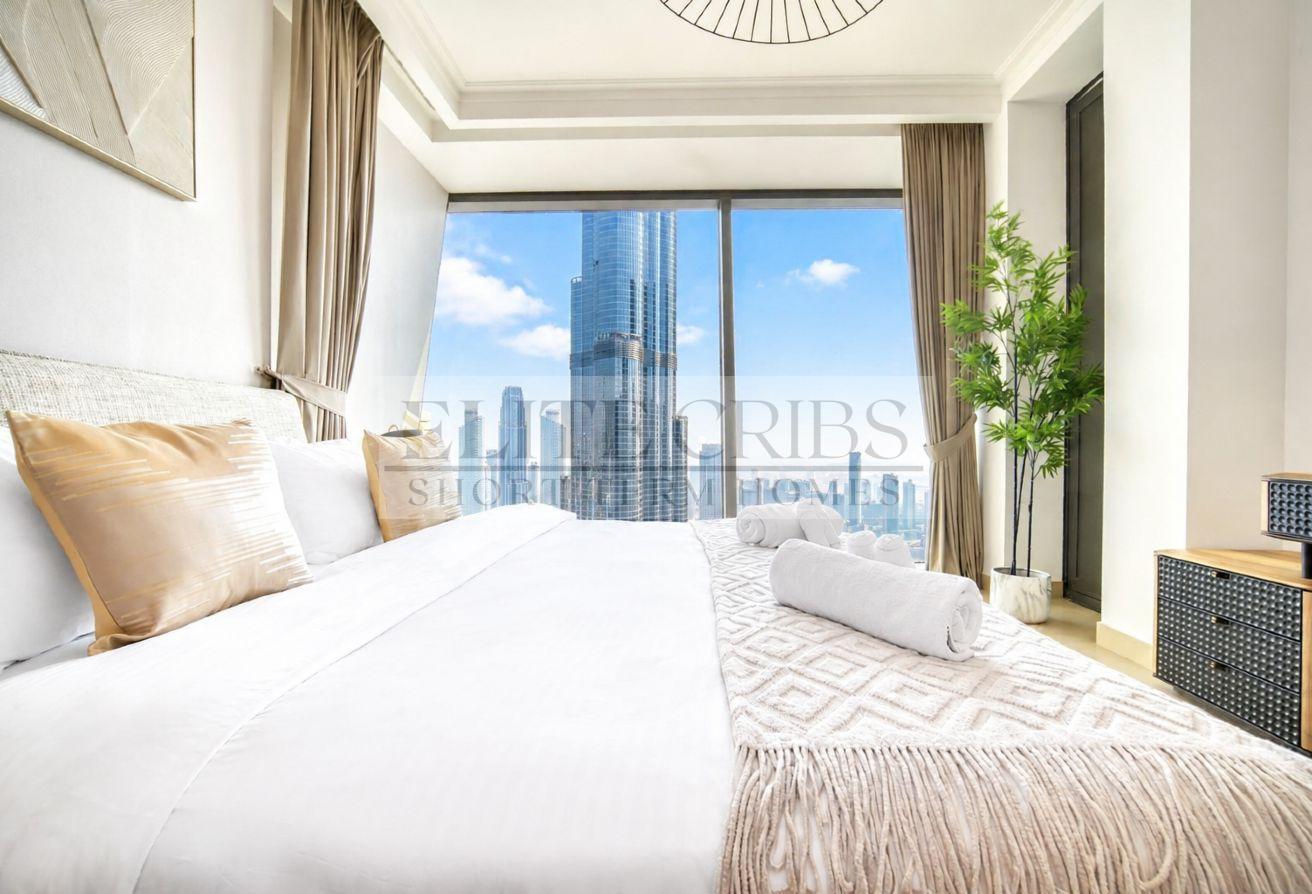 Bohemian Luxe 3BR | High Floor | Full Burj Khalifa photo 9