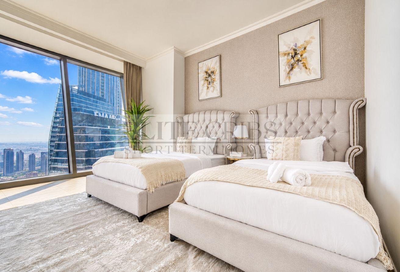 Bohemian Luxe 3BR | High Floor | Full Burj Khalifa photo 23