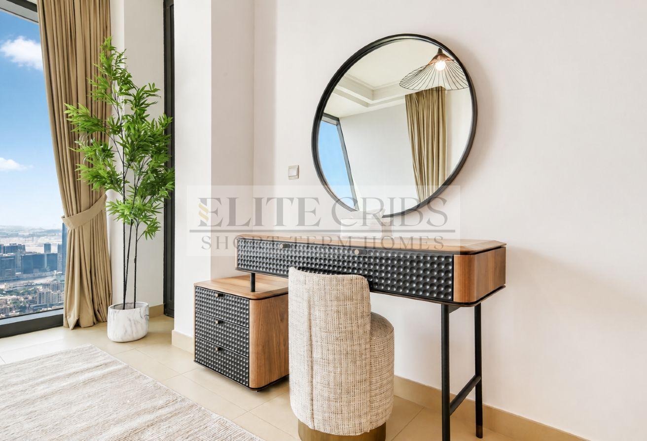 Bohemian Luxe 3BR | High Floor | Full Burj Khalifa photo 13