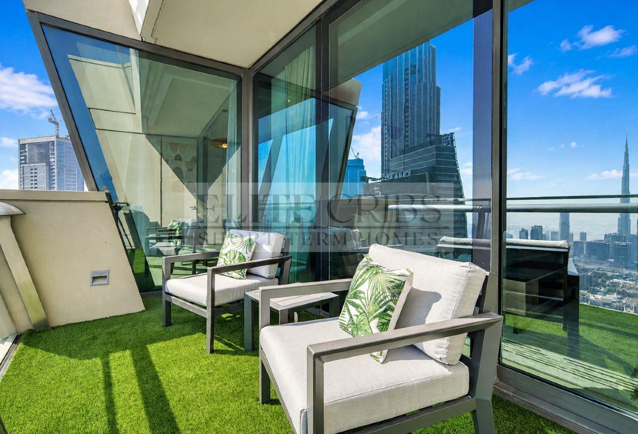 Bohemian Luxe 3BR | High Floor | Full Burj Khalifa photo 27