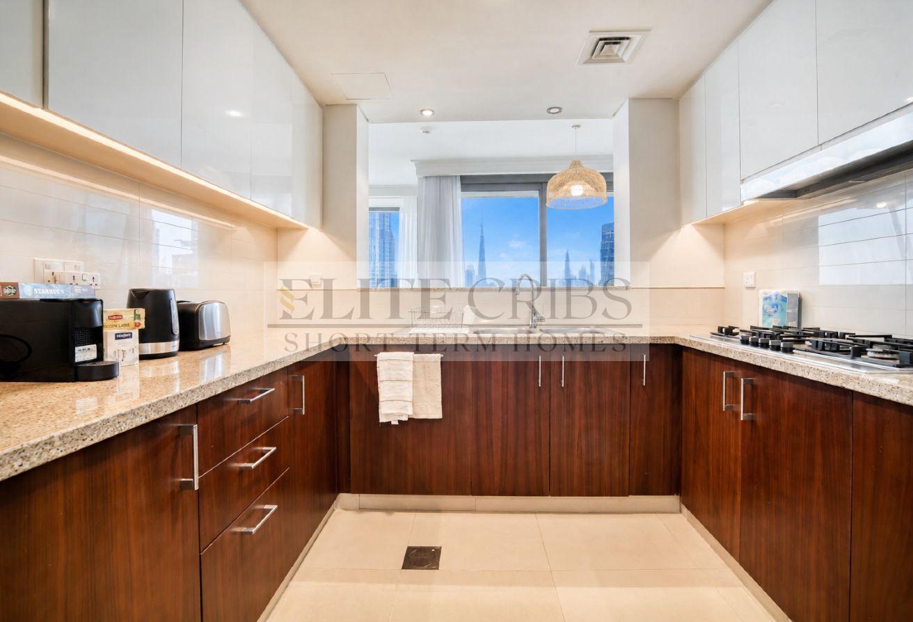 Bohemian Luxe 3BR | High Floor | Full Burj Khalifa photo 25