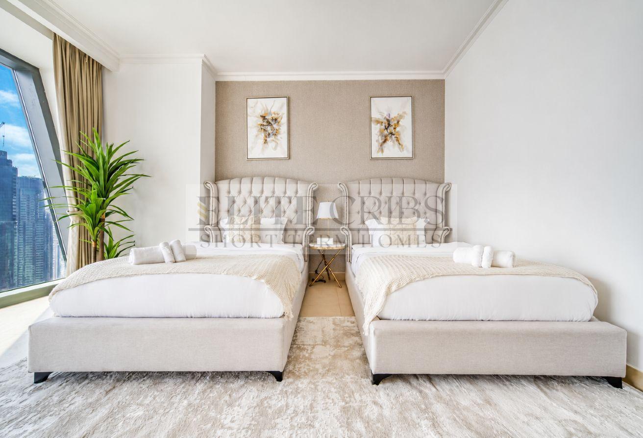 Bohemian Luxe 3BR | High Floor | Full Burj Khalifa photo 22