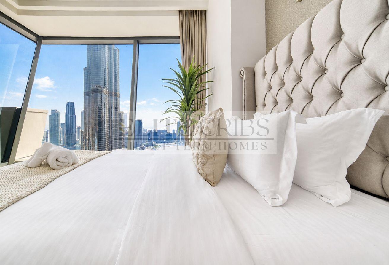 Bohemian Luxe 3BR | High Floor | Full Burj Khalifa photo 21