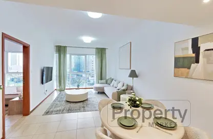 Apartment - 1 Bedroom - 2 Bathrooms for rent in MAG 214 - JLT Cluster R - Jumeirah Lake Towers - Dubai