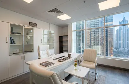 Office Space - Studio - 5 Bathrooms for rent in Clover Bay Tower - Business Bay - Dubai