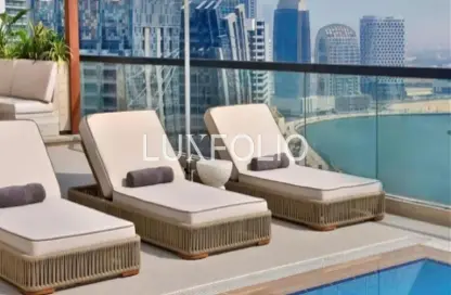 Apartment - 1 Bedroom - 1 Bathroom for sale in Dolphin Tower - Business Bay - Dubai