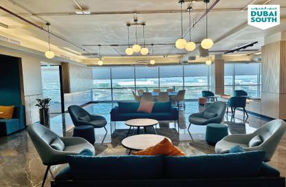 Office Space - Studio - 4 Bathrooms for rent in Dubai South Business Park A1 - Logistics District - Dubai South (Dubai World Central) - Dubai