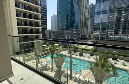 شقة - غرفة نوم - 1 حمام للايجار في برج زادا - الخليج التجاري - دبي