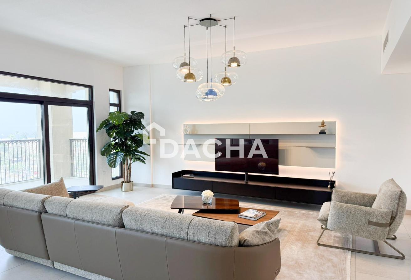 Burj Al Arab View | Furnished | Stunning 4BR+Maids photo 3