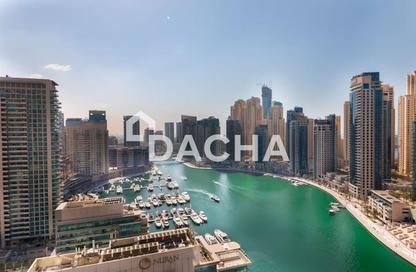 Apartment - 3 Bedrooms - 4 Bathrooms for rent in Silverene Tower A - Silverene - Dubai Marina - Dubai