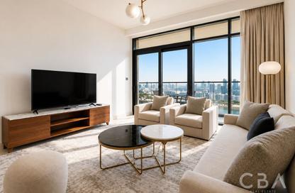 Apartment - 2 - 2 for rent in Marina Vista Tower 1 - Marina Vista - Emaar Beachfront - Dubai Harbour - Dubai