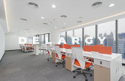 Office Space - Studio - 1 Bathroom for rent in I Rise Tower - Barsha Heights (Tecom) - Dubai
